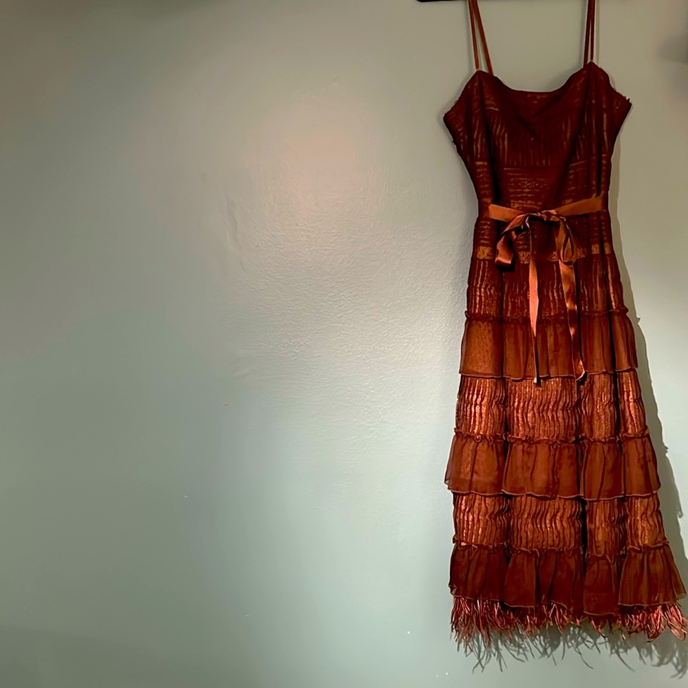BCBG Maxazria 

Size 10 

Color: Brown